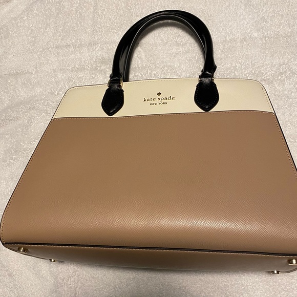 Kate Spade Cream and Tan Satchel